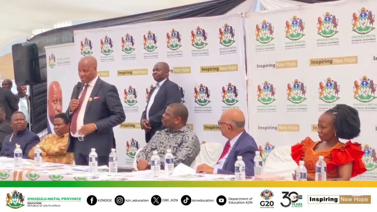 Premier for KwaZulu-Natal and MEC for Education Handover Classrooms